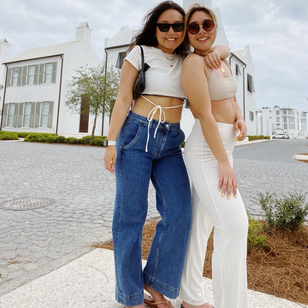 Everlane wide leg jeans